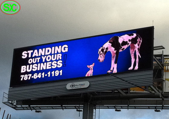 Het Aanplakbord Grote Waterdicht van de reclame Video Openlucht Vaste Geleide Vertoning