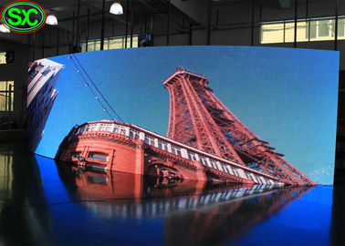 RGB Full Color P10mm TV Reclame Outdoor Video Curve LED Sign Display