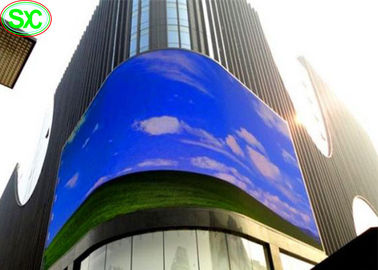 RGB Full Color P10mm TV Reclame Outdoor Video Curve LED Sign Display