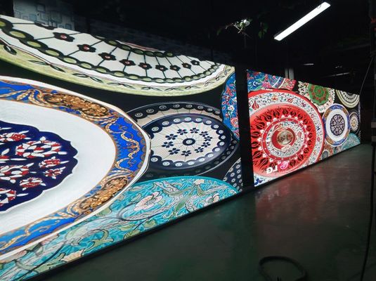 Verhuur LED-displaypaneel Hoog resolutie 5000 Helderheid Flexibel display Commercieel reclame led display