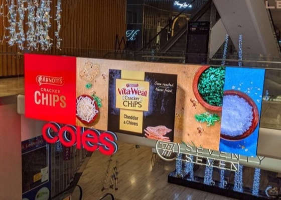 IJzeren kas Advertentie LED-scherm, Full-Color Outdoor LED Display Verhuur, Geschikt voor straten en commerciële straten