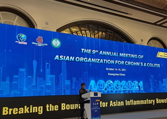 P4 Full Color Indoor LED Video Wall Screen 80*40 Module Resolutie Reclameborden
