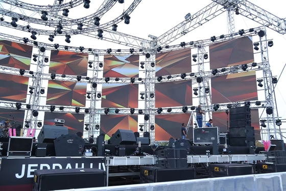 Full Color P3 LED Stage Screen Verhuur LED-scherm Vast gebruik 3 jaar garantie
