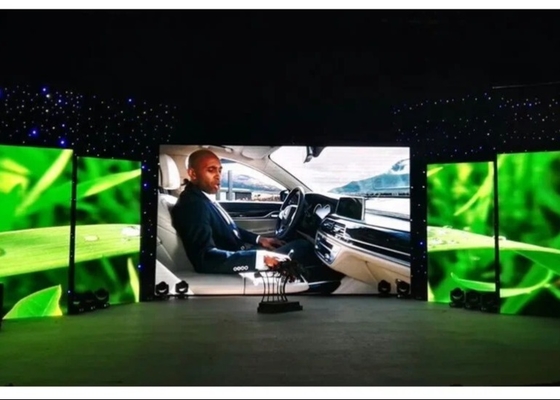 Gekrompen scherm LED Billboard P4.81 RGB 1/13 Scanning Mode Hoog verfrissingspercentage Giet aluminium kast
