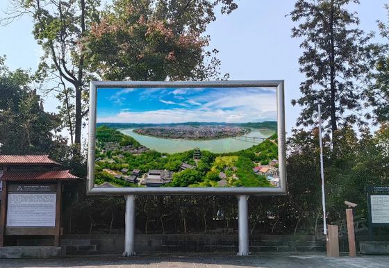 P8 Stalen kast Buiten LED-gecast aluminium scherm voor reclame