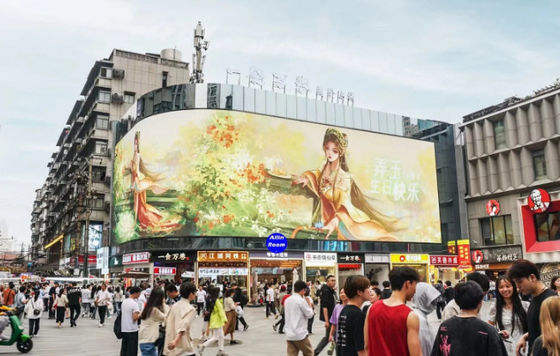 Vaste P6 Outdoor Full Color LED Display IJzeren kast 3 jaar garantie