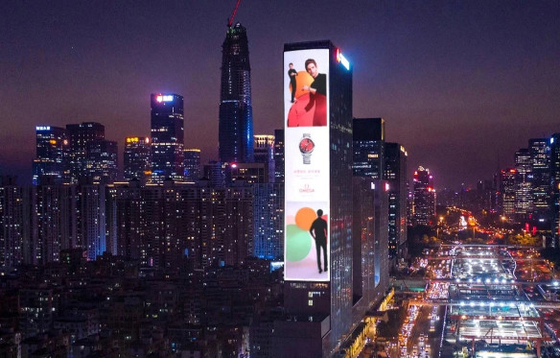 Vaste P6 Outdoor Full Color LED Display IJzeren kast 3 jaar garantie