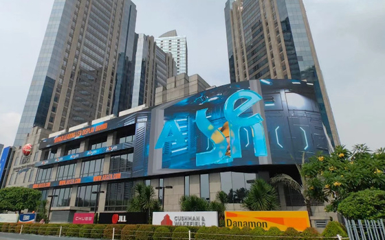 P4 SMD3535 Outdoor Full Color LED Display Vaste waterdichte kast