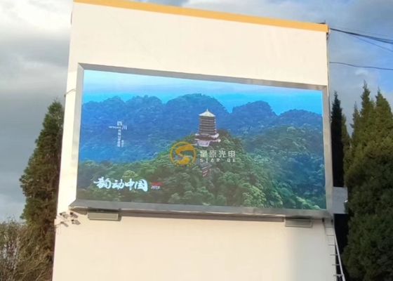 Hoog vernieuwingspercentage P3.91 500*1000mm Waterdicht Buiten Led-schermen Video Muurscherm Voor Evenement