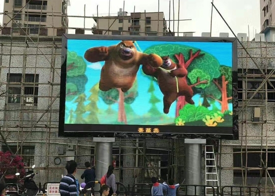 LED-stadion scherm met gegoten aluminium scherm scherm verhuur scherm pitch 3,91mm, 500 * 1000mm full color outdoor video wall