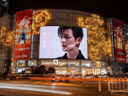Gegooid aluminium scherm 1/7 Scanning 500*1000MM P5.95 LED-advertentie-display Huur Vaste installatie