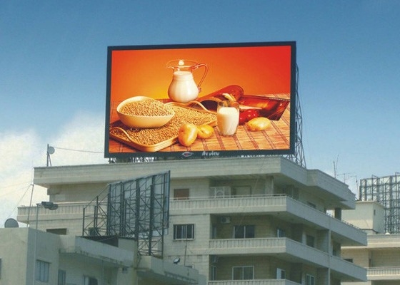 Gegooid aluminium hoog helderheid P16 640*640mm Buiten waterdicht volkleurig LED-display