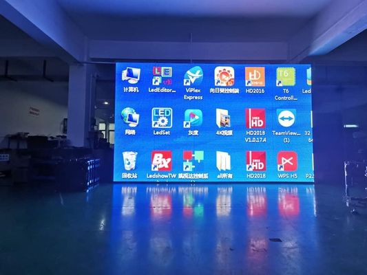 Hoge helderheid full color led display panel P2 640x640mm huur binnenshuis led reclame scherm voor kerken