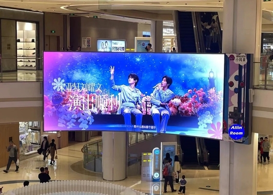 Verhuur van scherm ijzeren doos/die-casting aluminium IP65 waterdicht buiten full color LED display P16 Film advertentie