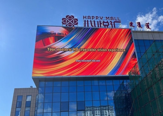 Advertentie-scherm Vaste/verhuur ijzeren doos Buiten LED-scherm, LED-videodisplayboards met een hoge vernieuwingssnelheid