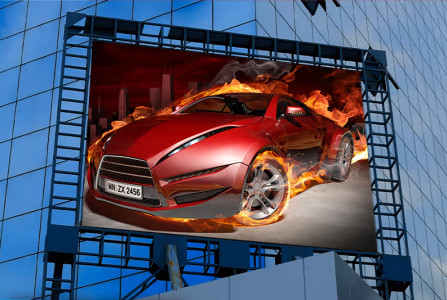 SMD2727 Outdoor Advertising Full Color LED Rental Screen IJzer/Staal hoesje
