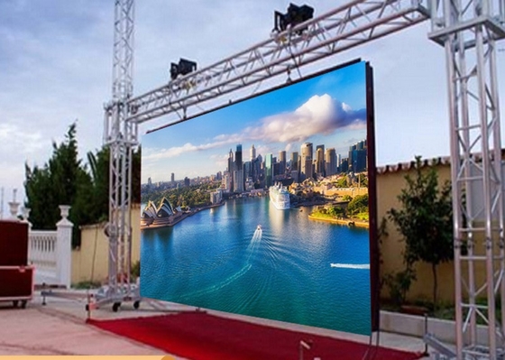 P4 Ultra Slim Buiten LED Verhuur Scherm, SMD2727 High Resolution LED Display