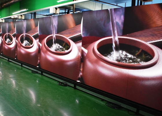Aluminiumkasten voor inwendige bewerkingen volkleurig LED-display RGB LED High Energy Efficiency billboards