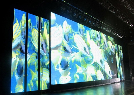SMD-LED-video-scherm met gegoten aluminium P4 / Indoor Stage LED-scherm met een dichtheid van 62.500/m2