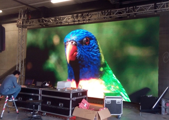 P3.91 Verhuur van hoog helderheidsstage binnen Full Color LED-scherm met giet-aluminium kast