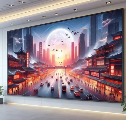 Ultra Slim 8500 Nits Helderheid P8 LED Verhuur billboards Stalen kasten