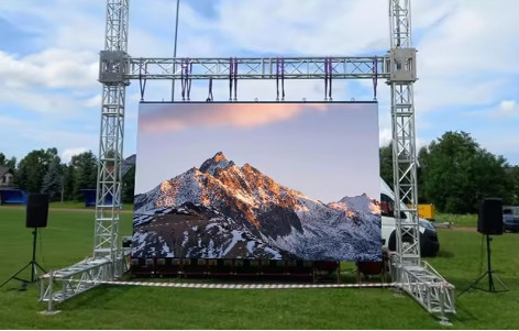 P4.81SMD Verhuur buiten Makkelijk te installeren LED-scherm Commerciële reclameborden