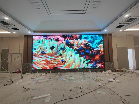 Gegooid aluminium scherm P1.667 Pitch LED Bühnen achtergrond, Indoor LED Display 1R1G1B
