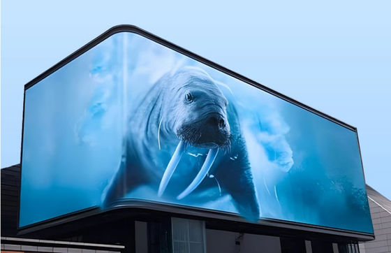 Goede prijs P2.5 P2.6 P3.91 Flexible Film Group 3D Advertising Screen LED Display Board IJzeren kast/Staalkast online
