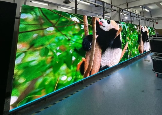 Grote Flexible Rental Screen Geen smeer Display 1/32 Scan HD 1R1G1B P2.5mm LED Screen Board