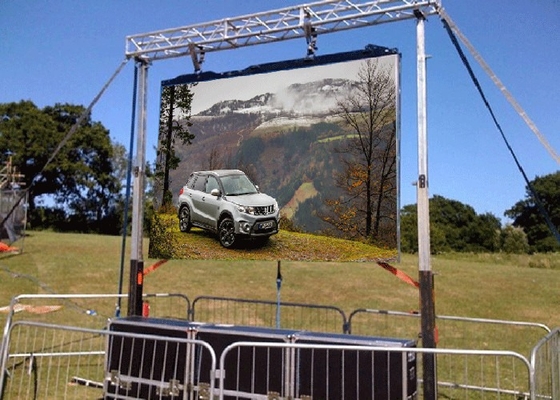 HD RGB Lease LED Display P4 Outdoor Video High Resolution IP65 Nova systeem