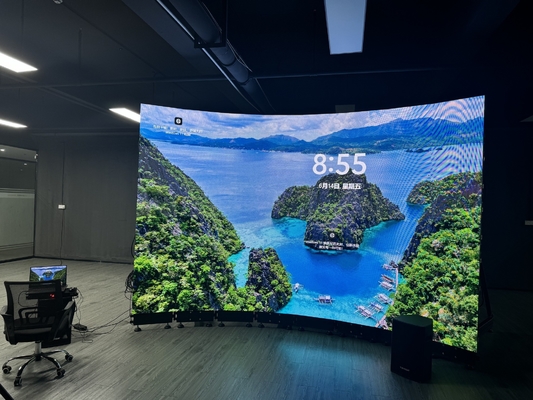 Huur scherm verwijderbaar HD glas kristal chip P5 doorzichtig LED-display