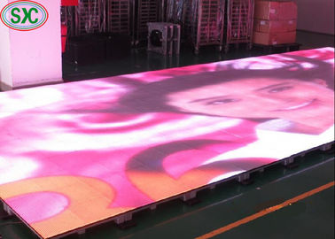 P3.91 Indoor Full Color LED Lighting Dansvloer 250*250mm LED-module 65410 punten/vierkante meter