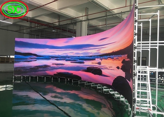Gegote aluminium behuizing Gemakkelijke installatie Module Resolutie SMD P4 Indoor HD Full Color LED Display