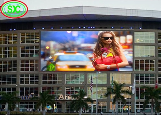 Buitenverhuur scherm waterdicht HD laag energie IP65 Vaste P10 LED display Billboard