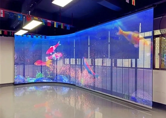 Commercieel transparant display, LED transparant display 1R1G1B
