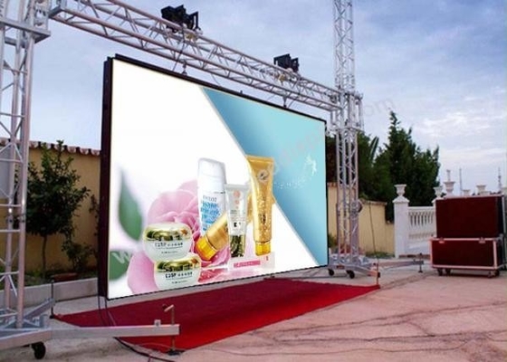 Verhuur op maat gemaakt groot, volledig gekleurd, buitenreclame-LED-display 1R1G1B
