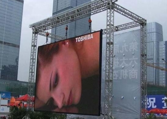 Outdoor P3.91 250*250mm Waterdicht Full Color LED Video Wand Advertentieborden