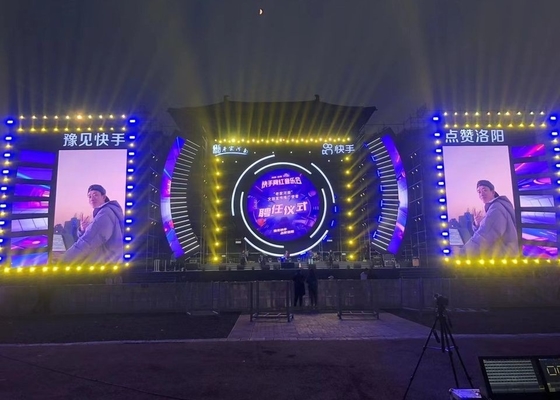 Grote outdoor verhuur 320x160mm P10 reclame wall billboards voor podium muziekfestivals concerten