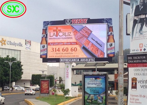 P8 Outdoor Full Color HD LED Die-Cast Aluminium Screen 15625 Dot Matrix/Sqm