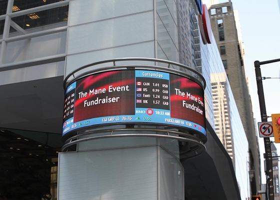 Gegooid aluminium Nova besturingssysteem Buiten Full Color LED Display P6 HD Vaste hoge resolutie