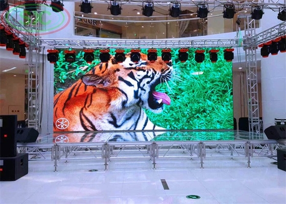 HD Indoor P6 Bühnenachtergrond Evenementen LED Rnetal Video Wand Led Display Screen