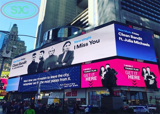 Verhuur P8 HD Outdoor Advertising Screen LED Display 32*16 resolutie