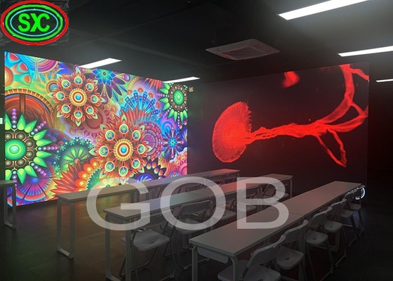 Canbest V Series 500x500mm Cob P1.2 P1.5 P1.9 P2.6 P2.9 Indoor Right Angle LED Display Screen 90 Graden Hoek LED Video Wall