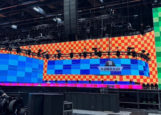 LED Video Wall indoor huurp2.6 scherm buiten display P3 Full Color P4 Paneel Media P2 LED -scherm