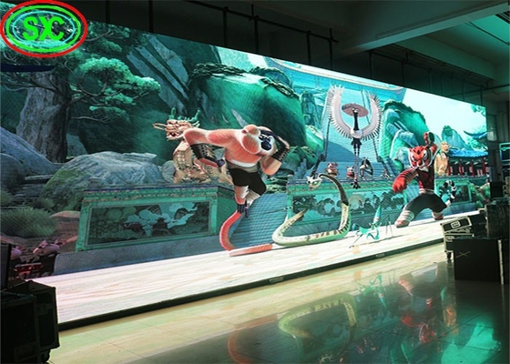 P10 Full Color Stage LED-schermverhuur met afstandsbediening, hoge resolutie