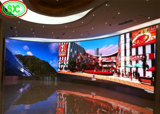 P10 Full Color Stage LED-schermverhuur met afstandsbediening, hoge resolutie