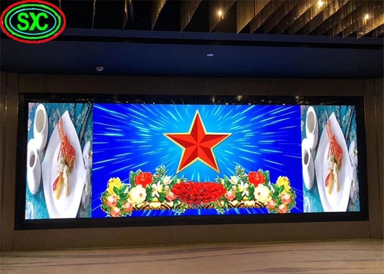 256 mm x 128 mm Module Size Full Color Indoor LED-scherm met High Definition SMD2121 en gegoten aluminium