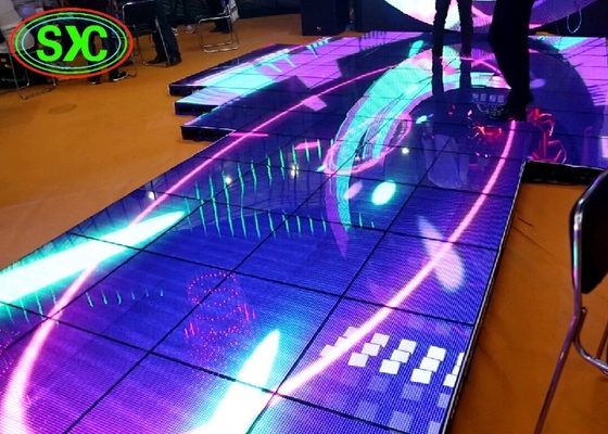 P3.91 Indoor Full Color LED Lighting Dansvloer 250*250mm LED-module 65410 punten/vierkante meter