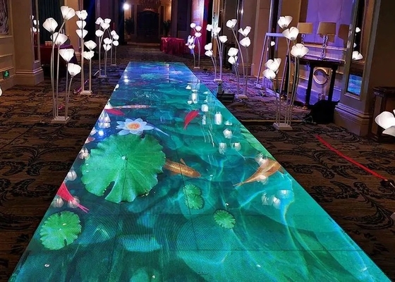 1R1G1B Outdoor P6 IP65 LED Dance Floor 1/8 Scan Voor concertreclame
