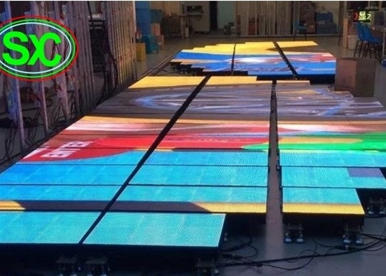 P3.91 Indoor Full Color LED Lighting Dansvloer 250*250mm LED-module 65410 punten/vierkante meter